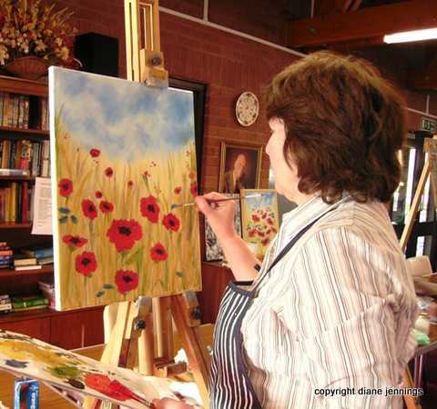 Painting My Way art classes in Shropshire